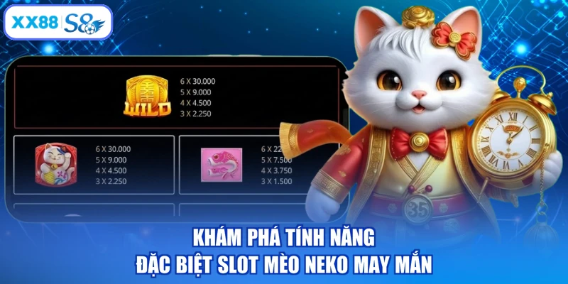 Khám phá tính năng đặc biệt slot Mèo Neko may mắn